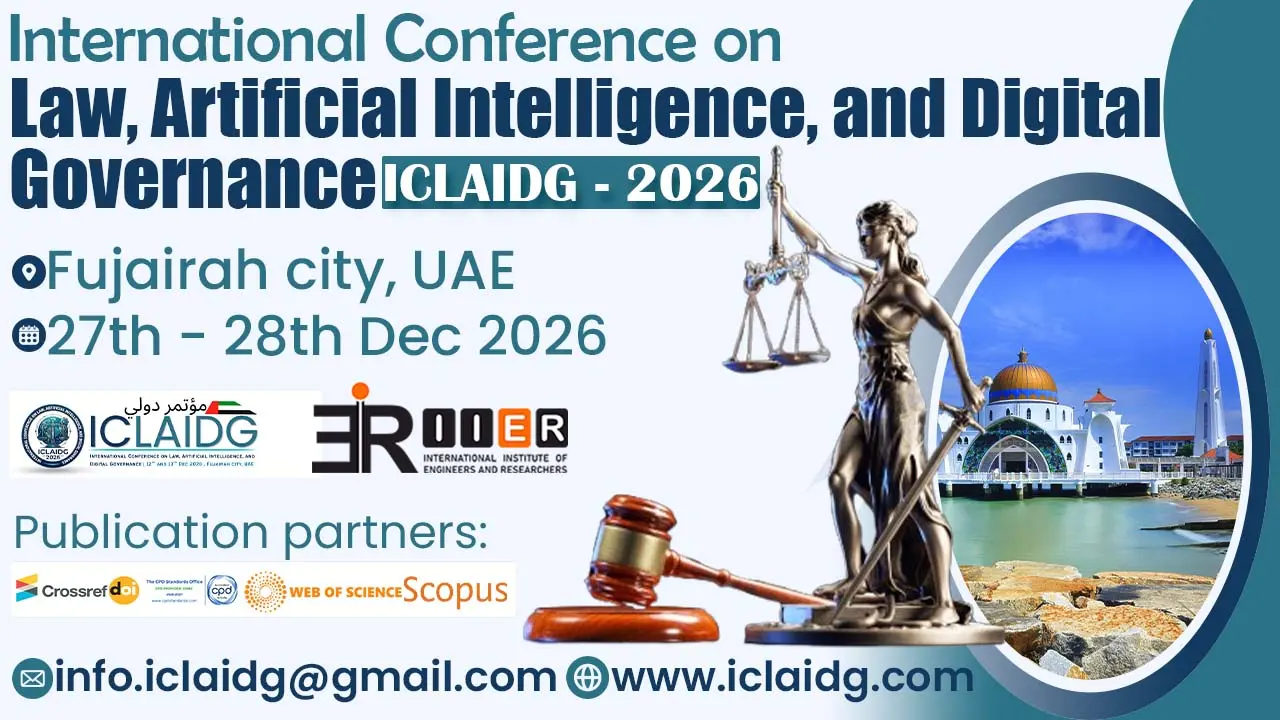 Law Artificial Intelligence and Digital Governance Conference in Fujairah UAE